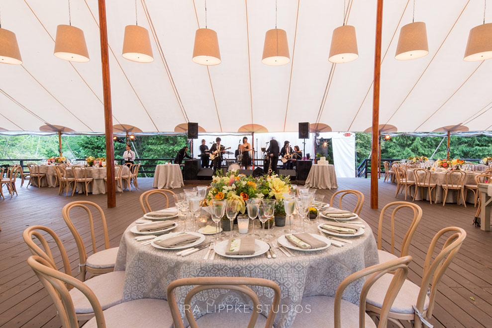 Springtime Wedding  in Greenwich CT  Sperry Tents 