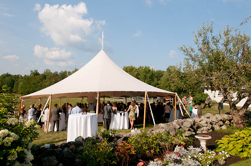 Wedding of Sara Delano and Kyle Collins on Saturday, August 20, 2011 at Fox Fields Farm in Bar Harbor, Maine.
