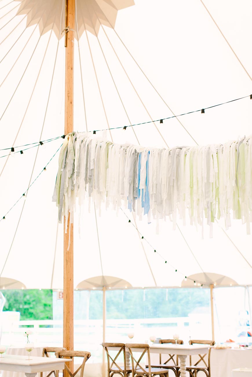 Backyard Wedding | Sperry Tents New Jersey | Love & Light Photographs